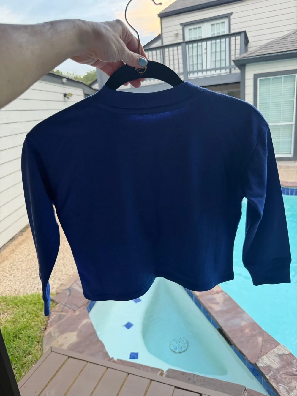New with tag Blue GAP Disney Minnie Mouse Kids Long-Sleeve Top - Size XS (4/5)